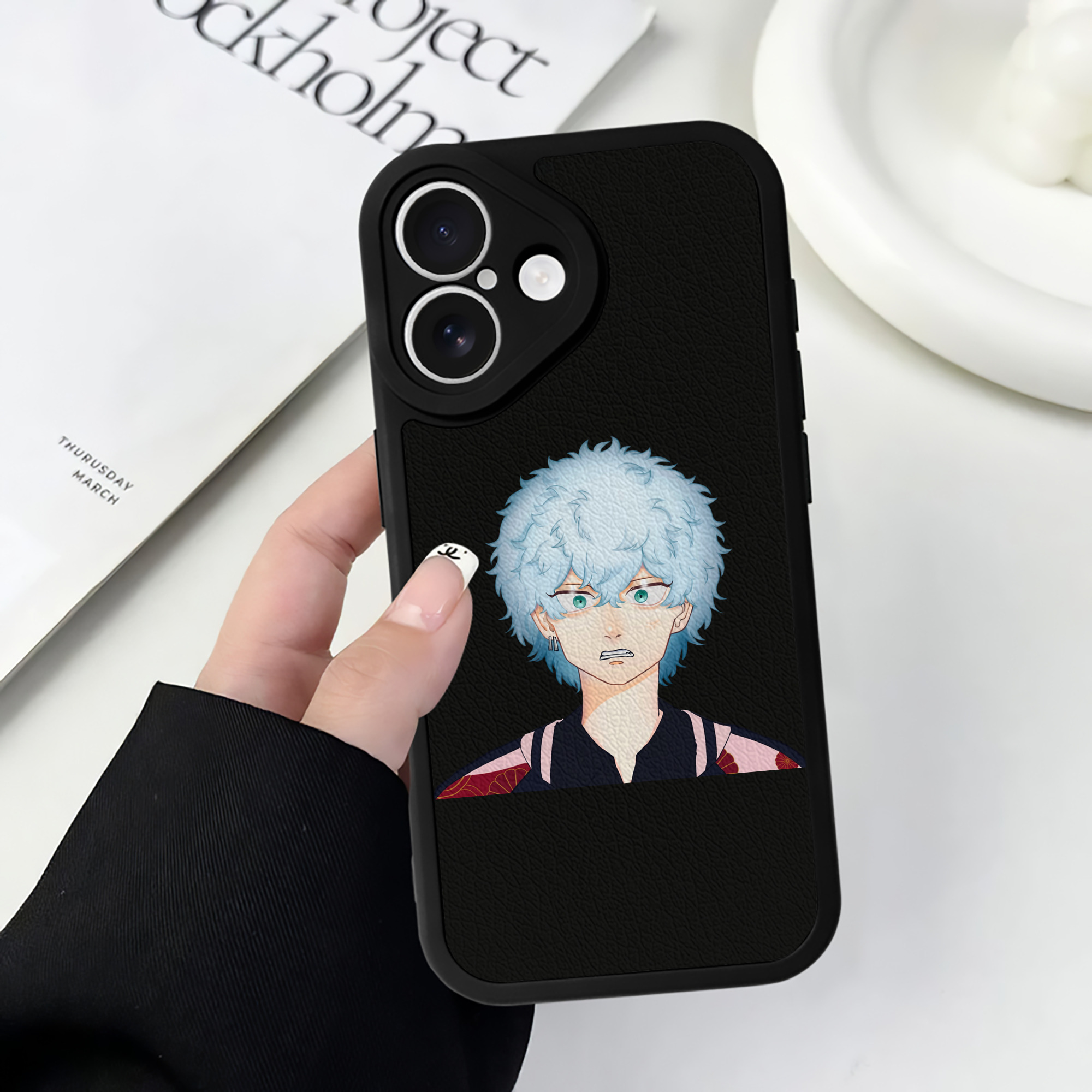 （画像用） 東京リベンジャーズ Tokyo Revengers 【iPhone 16シリーズ対応】シリコンスマホケース（レザー調） 材質：シリコン